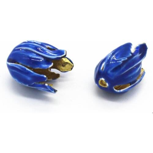 4 PCS 15MM 20MM Wholesale Copper End Caps Crimp Beads Covers Tassel Caps DIY Jewelry Findings