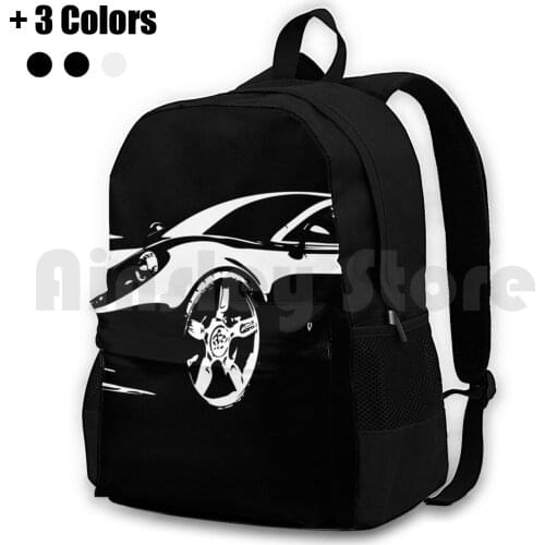 8 Sports Car By Chris Mccabe-Dragan Grafix Outdoor Hiking Backpack Waterproof Camping Travel Sports Car By Chris Mccabe Stylish