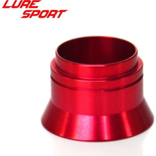 LURESPORT 5pcs Aluminum Space Ring with Step Reel Seat part wind Check SPAR16 Rod Building Component Repair rod DIY Accessory