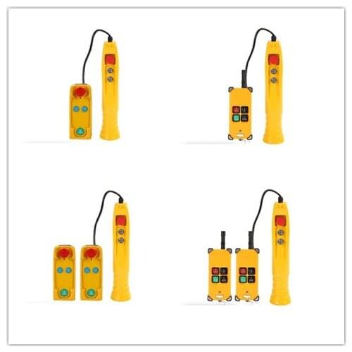 COB with Emergency Stop Rainproof Hoist Push Button Switch for Hoist Crane Control Pendant Controller 220V