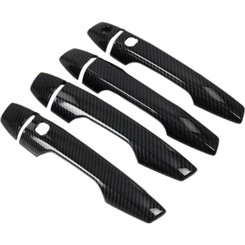 For Mitsubishi Eclipse Cross 2018 Left Hand Drive 8PCS Car Door Handle Bowl Protector Cover Trim Molding ABS Car Styling