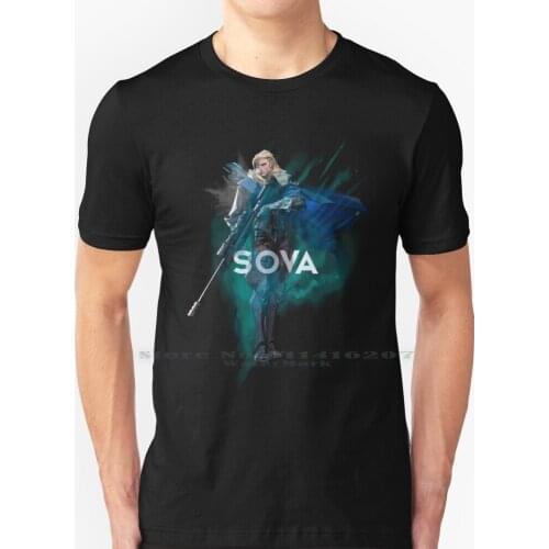 Sova Valorant Agent T Shirt 100% Pure Cotton Sova Sova Valorant Valorant Jett Jett Valorant Riot Riot Games Vanguard Videogames