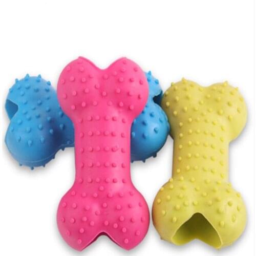 Pet toys rubber bones dog toys bite-resistant toys cats and dogs pet toys，Q271
