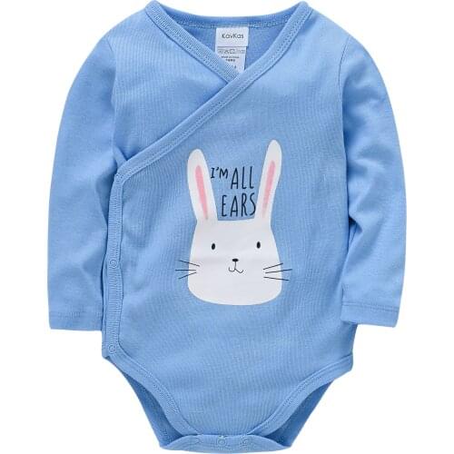 Kavkas Baby Bodysuits 100% Cotton Infant Body Long Sleeve Cartoon Costume Jumpsuit For Baby Boy Girl Bodysuits реборн девочка