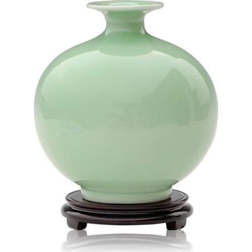 Vintage Chinese Wind Home Decoration Ceramic Vase Jingdezhen Porcelain Flower Receptacle Gift