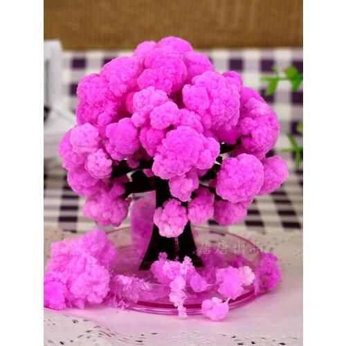 Cool ThumbsUp Magic Japanese Sakura Tree Toy Brand New Made in Japan Pink Magically Decorative Growing Paper Trees Hot Baby Toys