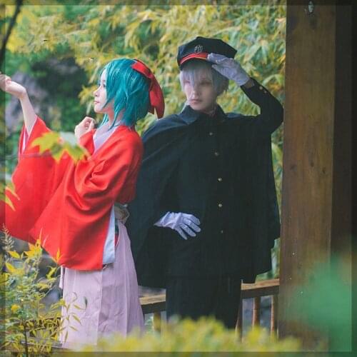 Amine Houseki no Kuni Antarcticite Cosplay Costume Land of the Lustrous Member Antarcticite Chinese Tunic Suit Clothes