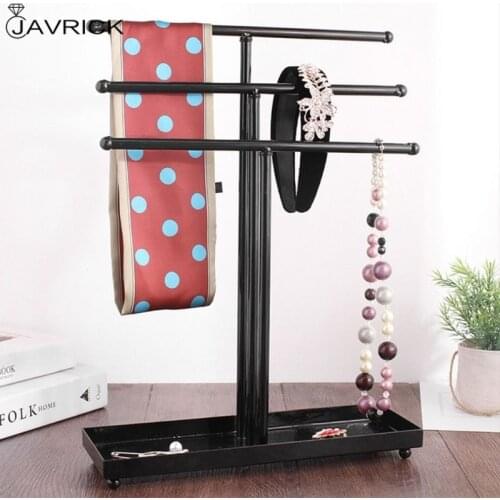 Metal 3 Tier Tabletop Bracelet & Necklace Jewelry necklace Organizer Display Tree jewelry holder jewelry organizer
