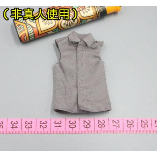 1/12 Scale World War II German Officer Sleeveless T-shirt Model for 6"