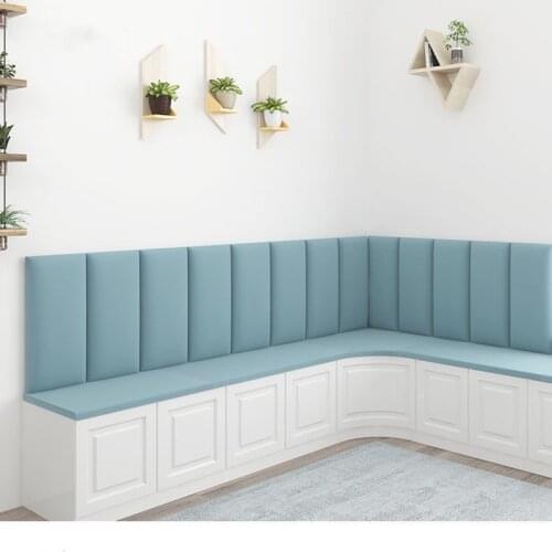 Kids Room Soft pack Anti-collision Headboard Bedroom Decor Self-adhensive 3D Wall Sticker For Living Room Wall Panels