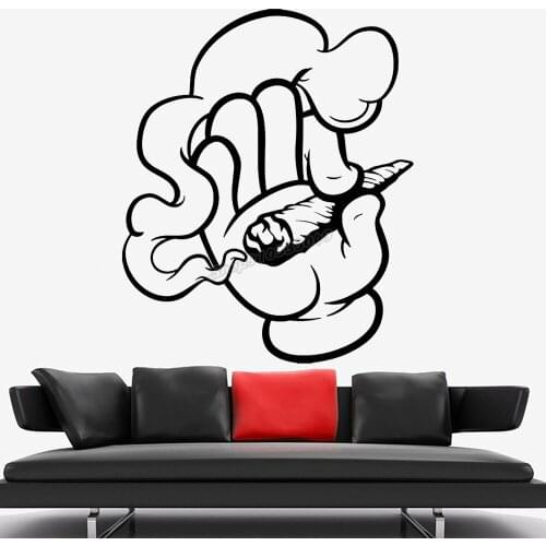 Hookah Wall Decal Vapeshop Flavor Portable Smoke Hookah Evaporator Exhale Vapor Vapour Lifestyle Wall Sticker Room Decor B245