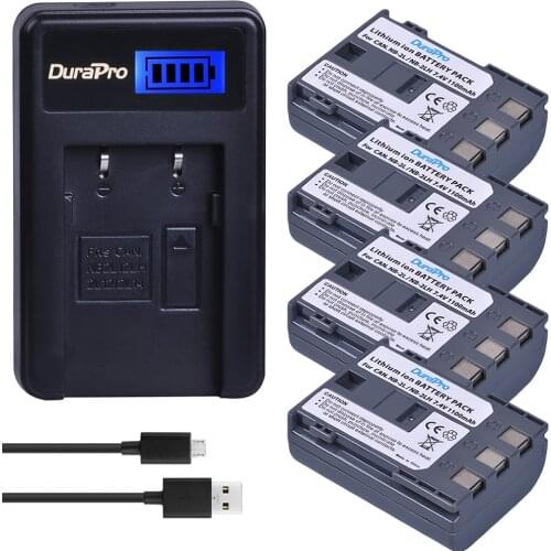 2pc NB-2L NB-2LH Replacement Camera Battery + LCD USB Charger for Canon EOS 400D S80 S70 S50 S60 350D G7 G9 Z1 DC420 HV20 HG1