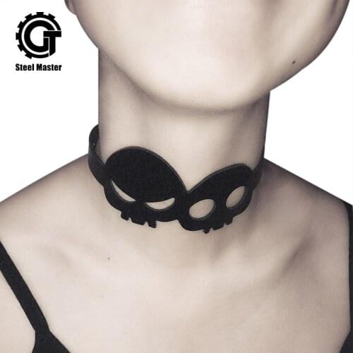 New Arrival Women Choker Necklace Leather Belt Cute Accessory Girls Necklaces
