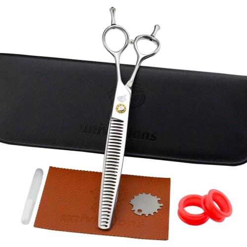 Univinlions 7.5 Inch Professional Pet Thinning Scissors Dog Shaver Grooming Remover Home Groomer Scissors Tijeras Perro