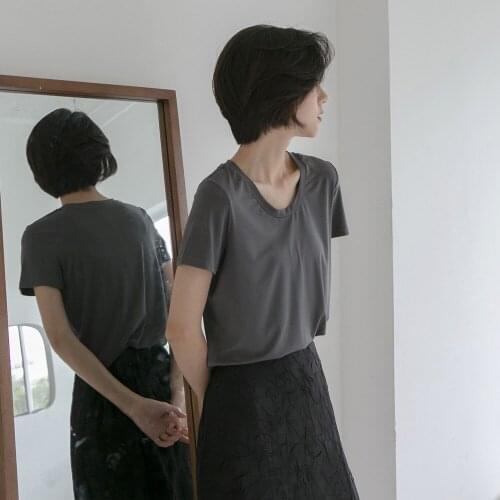 Женские базовые футболки Sepaugot China At AliExpress