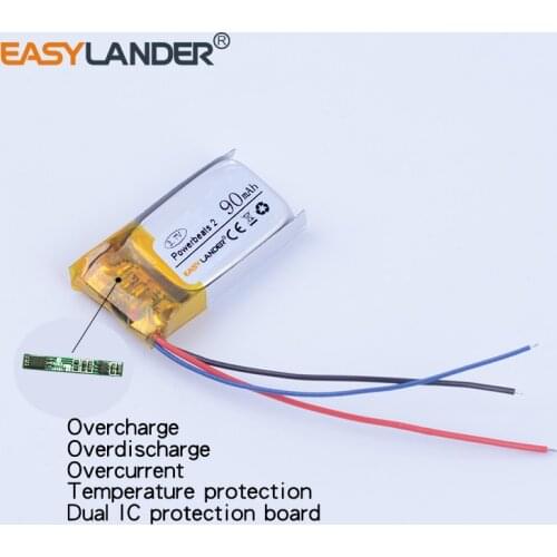 Easylander 3.7V 90mAh Replacement Rechargeable Battery For Beats Powerbeats 2 Powerbeats2 2.0 Powerbeats3 bluetooth headset