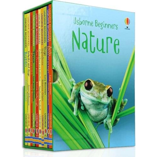 10 Pcs/Set Usborne Beginners Nature Children English Enlightenment Picture Book Science Reading Story Books