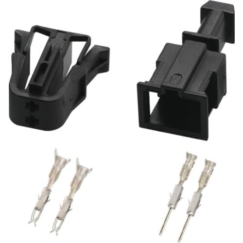 2 Pin Automotive Connector Female And Male Plug For Volkswagen 535972731