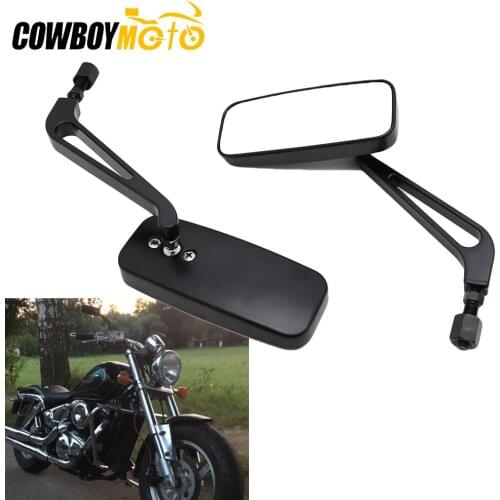 8mm 10mm Motorcycle Rear View Side Mirrors For Honda For Yamaha For Kawasaki For SUZUKI Universal Motorbike Scooter ATV Pit Bike