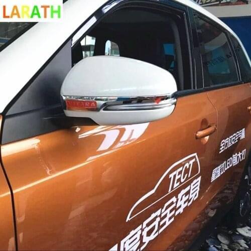 For 2015 2016 Suzuki Vitara Escudo ABS Chrome Rear View Mirror Cover Side Mirror Covers Car Accessories Auto Parts