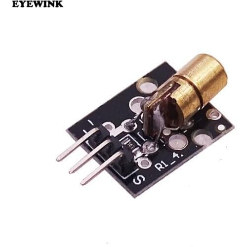 KY-008 650nm Laser sensor Module 6mm 5V 5mW Red Laser Dot Diode Copper Head for Arduino