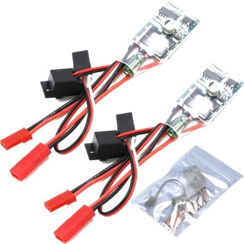 RC Car Brake 30A Brushed ESC Two Way Motor Speed Controller For 1/16 1/18 1/24 Car Boat Tank