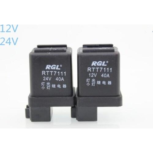 5 set High Quality Automobile relay car truck light relay 12V/24V/40A waterproof Automotive Lighting Controller