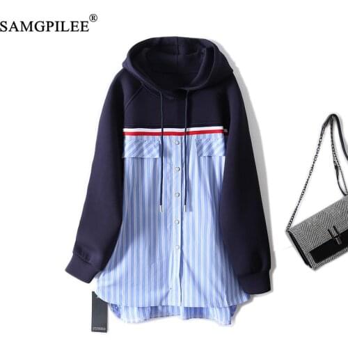 Women Hoodie Harajuku Korean Version Loose Oversized Sweatshirts Solid Color Long-sleeved Hooded Sweatshirt Student Girl Top