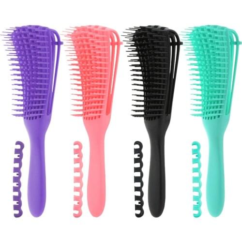 1Pcs Detangling Brush for Curly Hair Non-slip Rubber Octopus Hair Brush Comb Scalp Massage Brushes Bathroom Accessories Salon