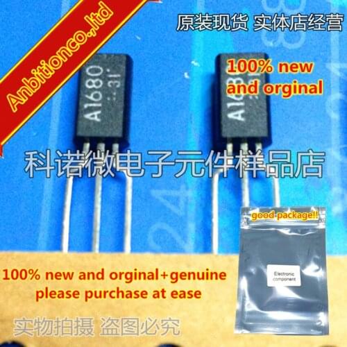 10pcs 100% new and orginal 2SA1680 A1680 TO-92 TRANSISTOR (POWER AMPLIFIER, SWITCHING APPLICATIONS) in stock