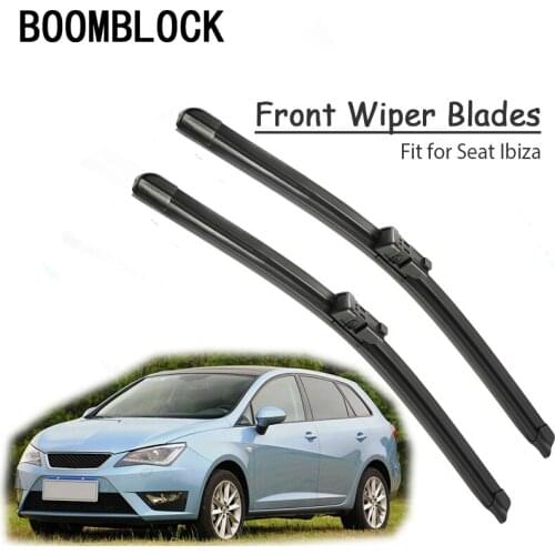 BOOMBLOCK 2PCS High Quality Front Windshield Wiper Blades For Seat Ibiza 4th 2002-2006 Accessories