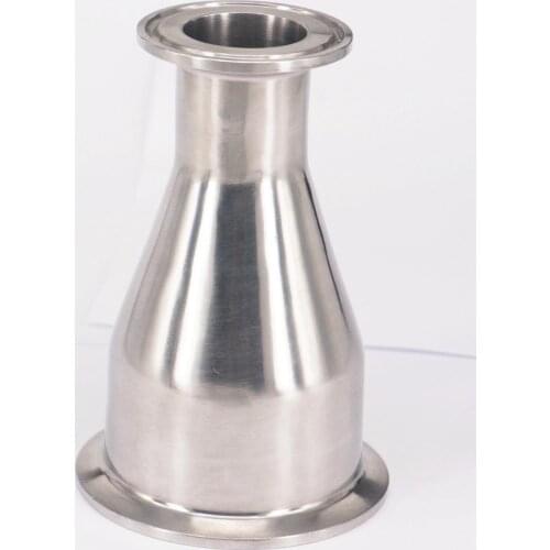 63mm to 38mm Reducer OD 2.5" to 1.5" Sanitary Tri Clamp Type Reducer Stainless Steel SS304 Reducer Pipe Fittings