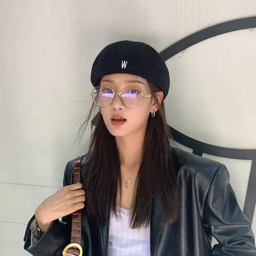 Women Girl Beret French Artist Warm Wool Autumn Beanie Hat Cap Vintage Plain Beret Hats Painter Leisure Elegant Lady Winter Caps