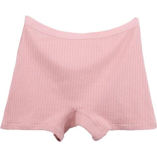 Big Size Boxer Shorts Comfortable Underpant Solid Boyshort Women Neutral Underwear Cotton Breathable Boxer Briefs Undies M-2XL