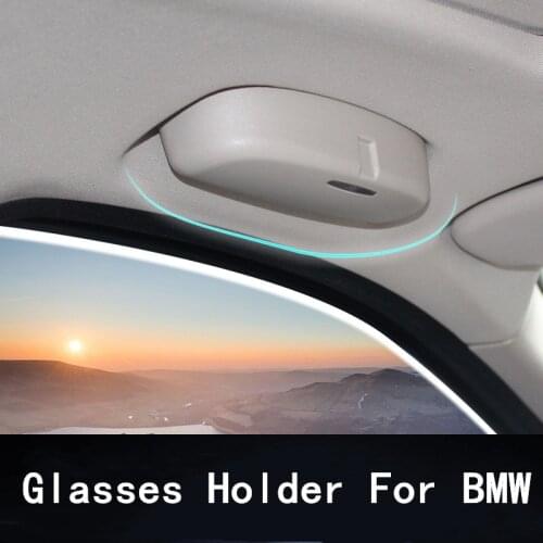 Sunglasses Case for BMW 1 3 5 7 F20 F21 F30 F31 F10 F11 F01 F02 X1 X3 X4 E84 F25 F26 G32 F55 E60 Car Glasses Holder Accessory