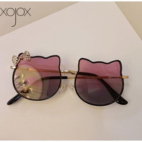 XojoX Bow-Knot Children Sunglasses Girls Boys Fashion Outdoor Goggles Lovely Cat Kids Sun Glasses Cute Baby Eyeglasses
