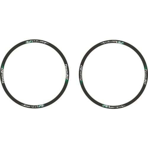For 30mm Rims Bike Bicycle Wheel Stickers Reflective Waterproof TEAM 30 Rims Decals Stickers Bicycle Bike TWO WHEELS