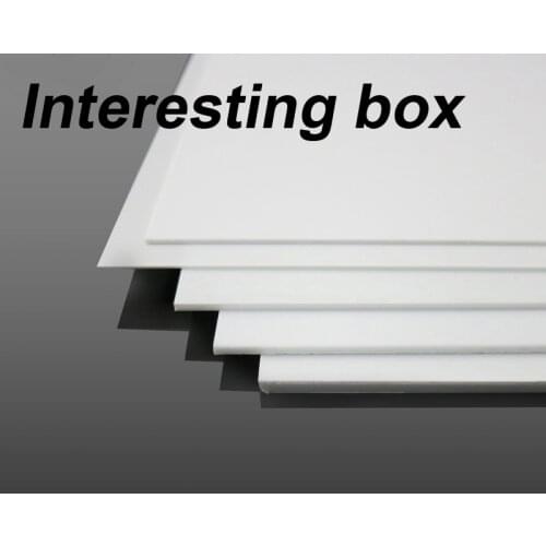 Abs board 1mm diy custom handmade materials building model hard plastic sheet cabin lodge maker