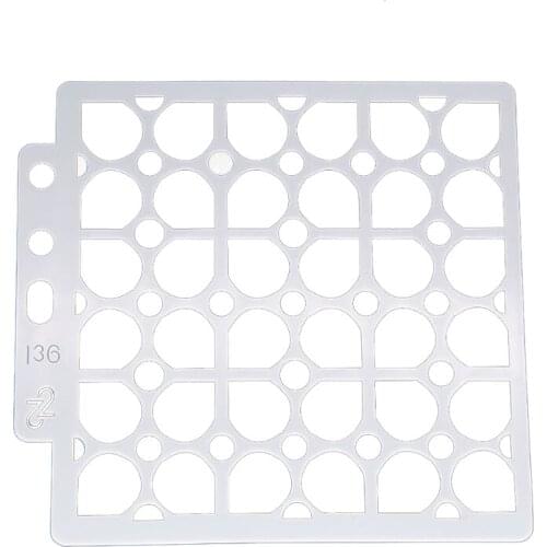 Geometric DIY Layering Stencils Painting Scrapbooking Coloring Embossing Album Decorative Template Card