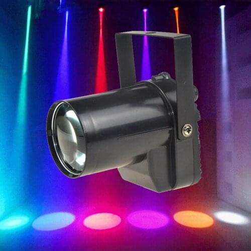 Hot sale Circular Beam Pinspot High brightness 3W LED spotlights Wonderful effects stage lighting DJ Disco Bar home party lights