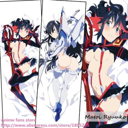 Cool Japanese Anime Pillowcase Kill La Kill Matoi Ryuuko & Satsuki Cute pillow case Cover decorative Hugging Body Bedding