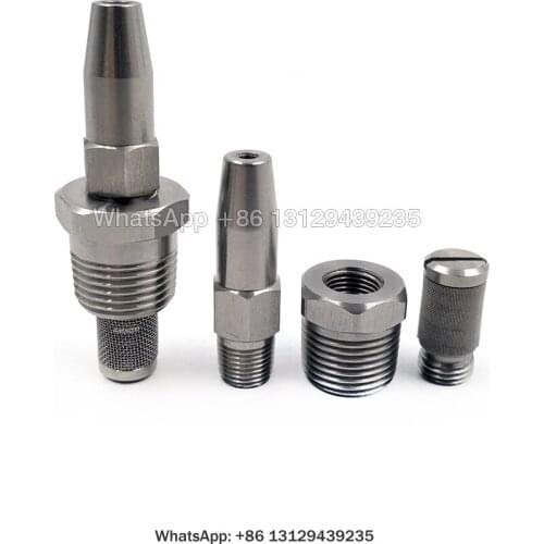 Ceramic Core Solid Stream Paper Trimming Cutting Nozzle, Water Needle Jet Nozzle, High Impact Force Needle Solid Stream Nozzle