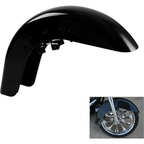 Motorcycle Unpainted Painted Front Fender For Harley Touring Street Road Electra Glide FLHT 1989-2013