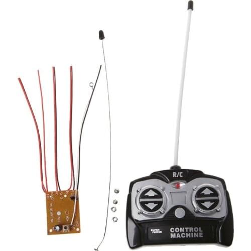 5CH 27Mhz Remote Controller Unit Receiver Board+Remote Control For Tank Car Toy Radio System for 130 Motor 6V 5V 95AE