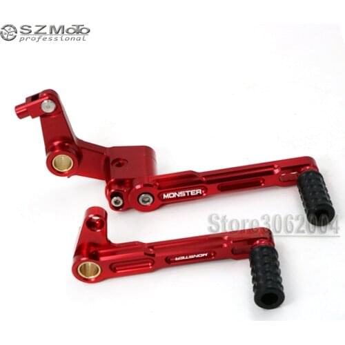 For DUCATI MONSTER 696 796 1100/S Adjustable Gear Shift Lever Shifter Pedal Motorcycle Accessories CNC Aluminum Motor parts