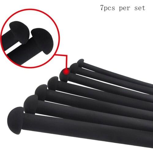 7Pcs/Lot Silicone Catheter Penis Plug Stretching Chastity Device Long Urethral Dilators Urethral Sounds Catheter Sex Toy For Man