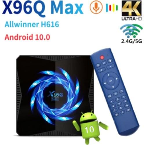 X96Q ForAndroid 10 Tv Box H616 Quad Core ARM Cortex A53 Smart For Android Network Media Player