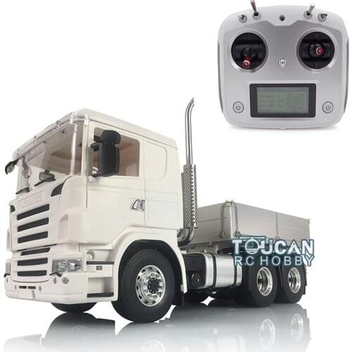 1/14 LESU 6*6 Metal Chassis Hercules 802A Sca Cabin RC Car W/ Hopper Radio ESC THZH0604-SMT3