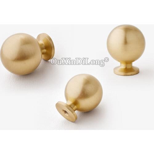 High Quality 20PCS European Solid Brass Cabinet Door Handles Cupboard Wardrobe Drawer Kitchen Wine Cabinet Pulls Handles & Knobs