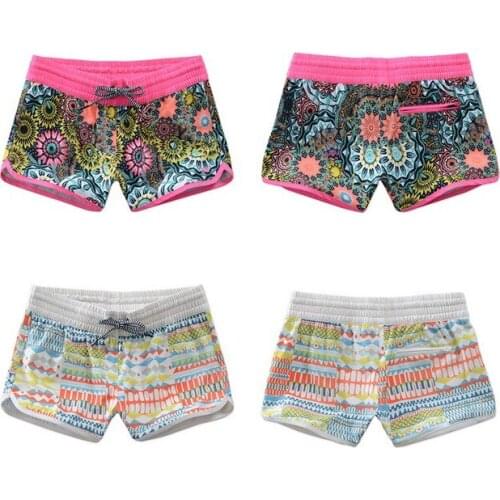 Womens colorful swimming shorts female loose beach shorts plus size diving shorts quick dry Bikini Bottoms hot shorts jams